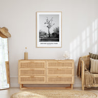 Kruger National Park Portrait B&W Poster