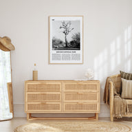 Kruger National Park Travel B&W Poster