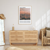 Kuala Lumpur Travel Color Poster