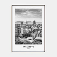 Kumamoto Portrait B&W Poster