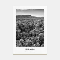 Kuranda Portrait B&W Poster