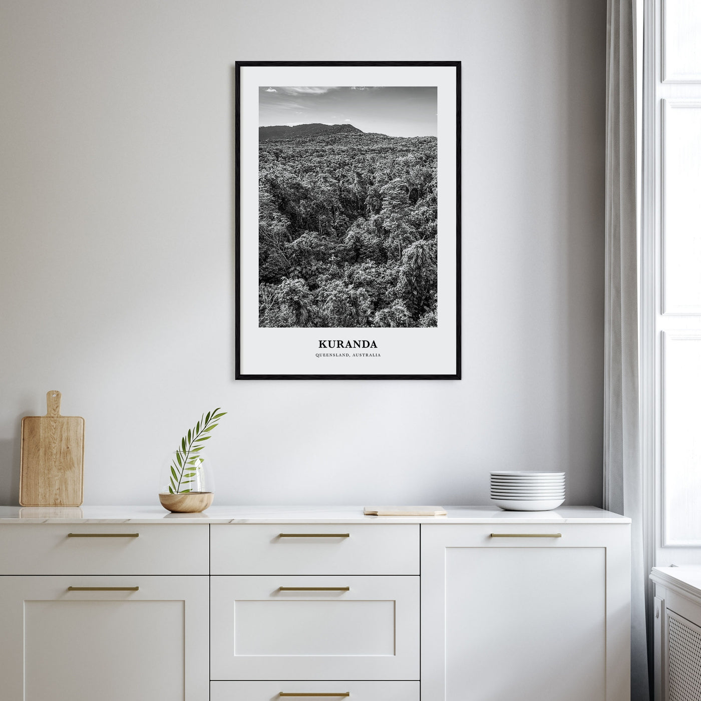 Kuranda Portrait B&W Poster