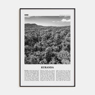 Kuranda Travel B&W Poster