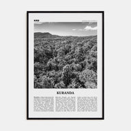 Kuranda Travel B&W Poster