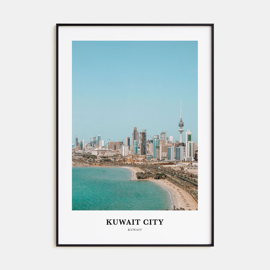 Kuwait City Portrait Color Poster