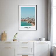 Kuwait City Portrait Color Poster