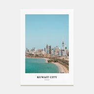 Kuwait City Portrait Color Poster