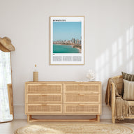 Kuwait City Travel Color Poster