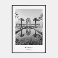 Kuwait Portrait B&W Poster