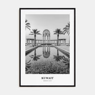 Kuwait Portrait B&W Poster