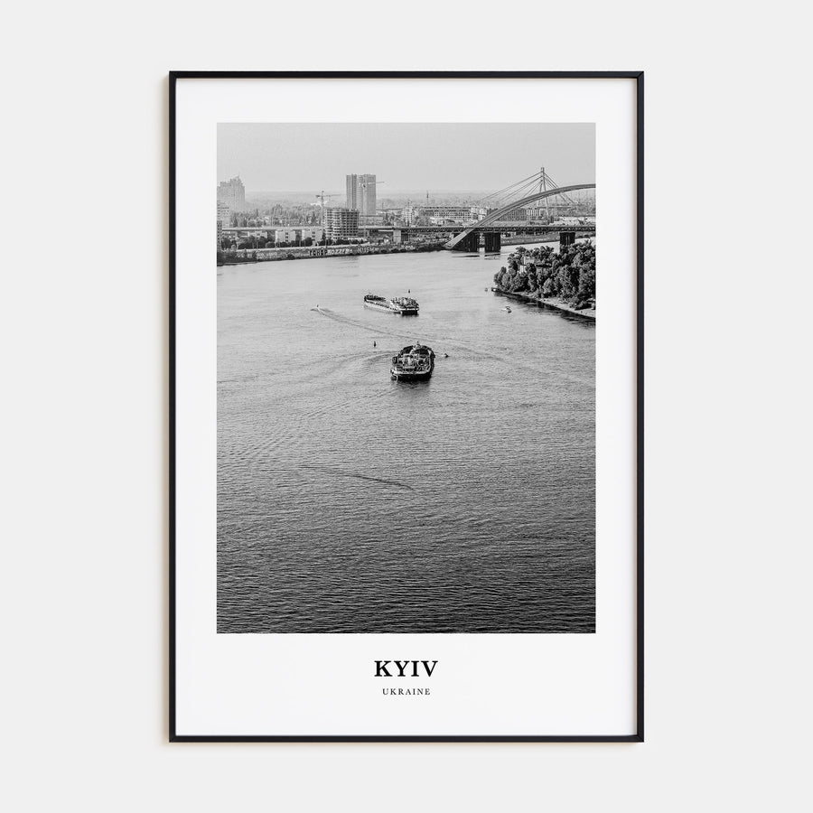 Kyiv Portrait B&W No 1 Poster