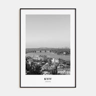 Kyiv Portrait B&W No 2 Poster