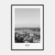 Kyiv Portrait B&W No 2 Poster