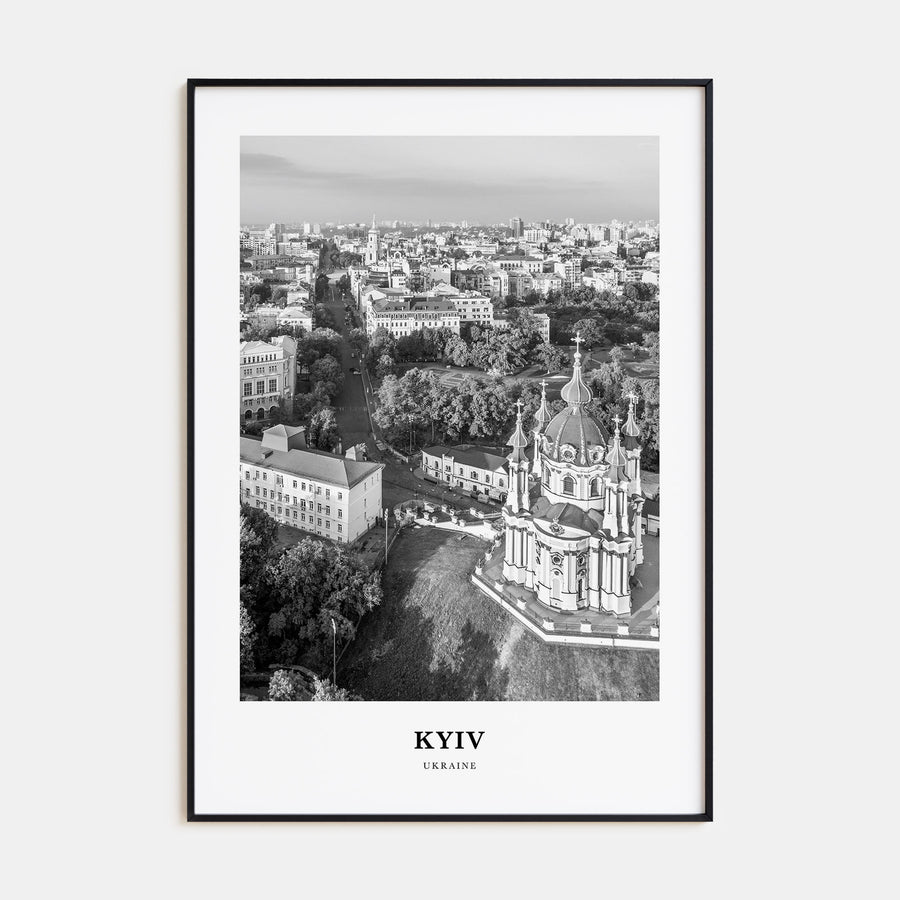 Kyiv Portrait B&W No 3 Poster