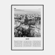 Kyiv Travel B&W No 1 Poster