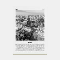 Kyiv Travel B&W No 1 Poster