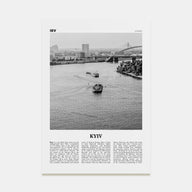 Kyiv Travel B&W No 2 Poster