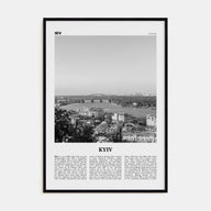 Kyiv Travel B&W No 3 Poster