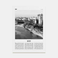 Kyiv Travel B&W No 4 Poster