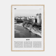 Kyiv Travel B&W No 4 Poster