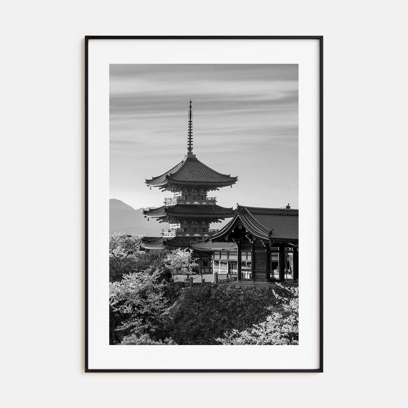 Kyoto Photo B&W Poster