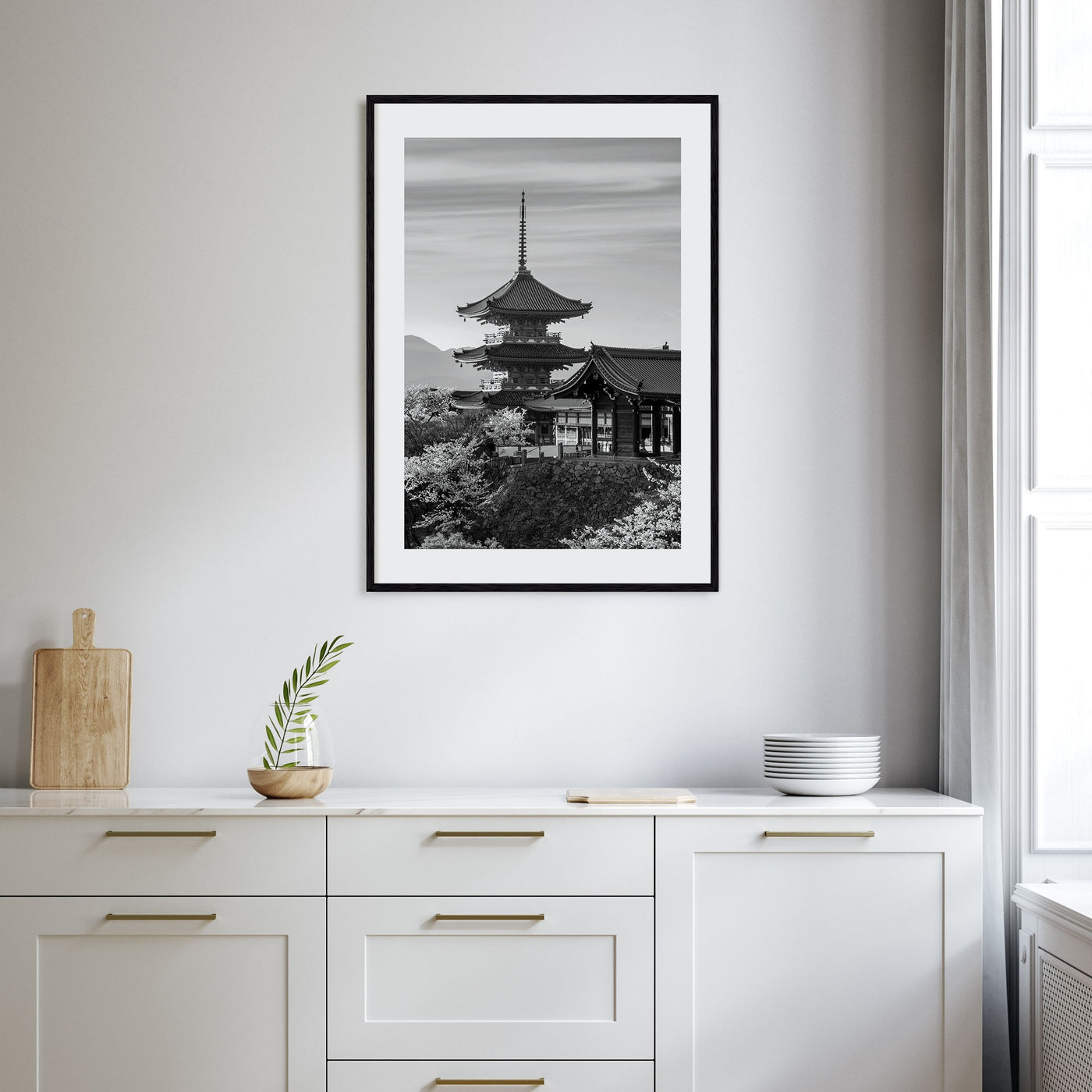 Kyoto Photo B&W Poster