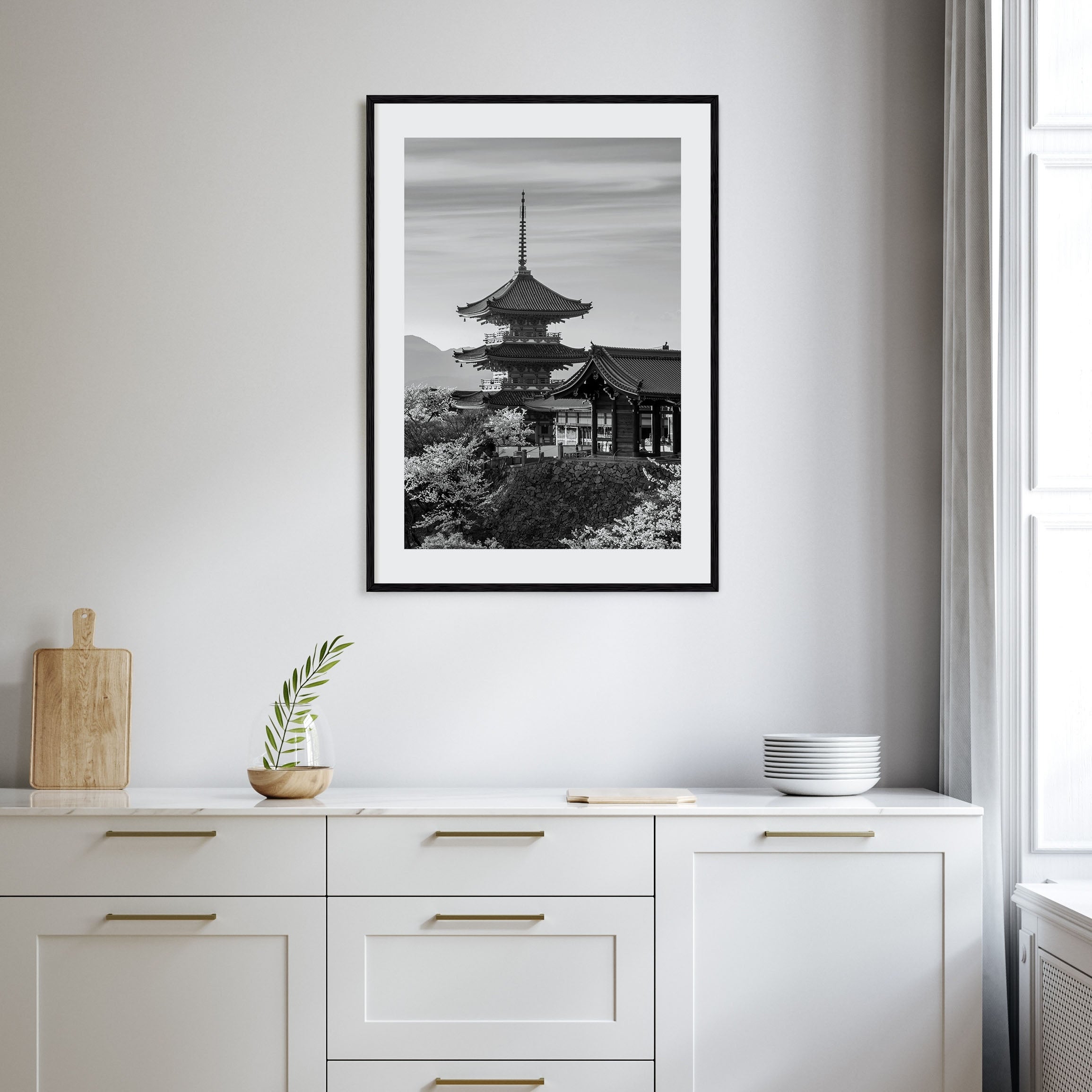 Kyoto Photo B&W Poster