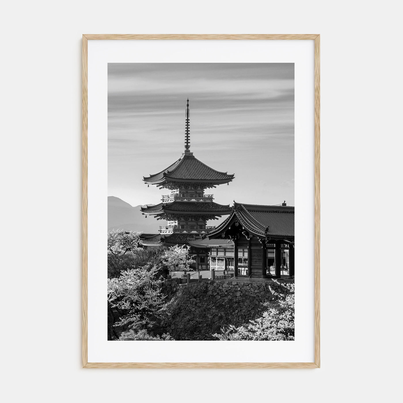 Kyoto Photo B&W Poster