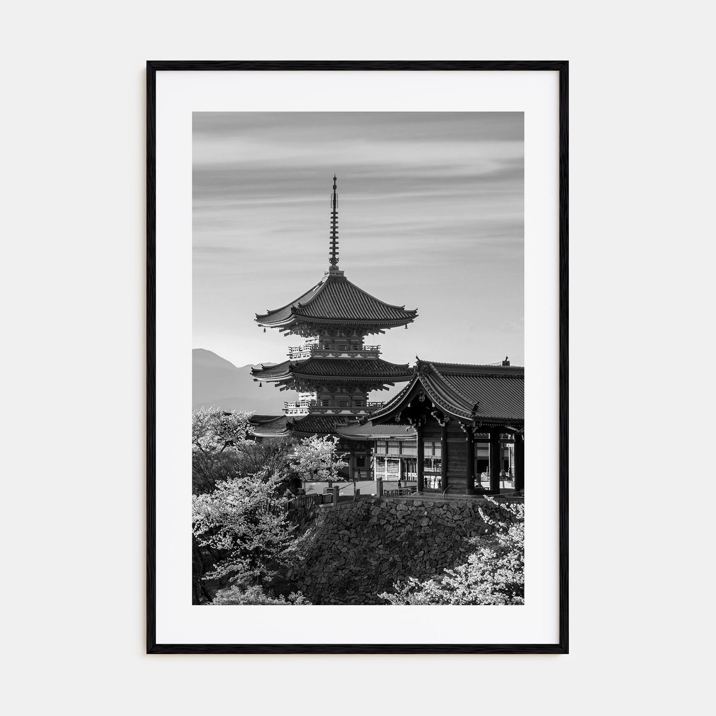Kyoto Photo B&W Poster
