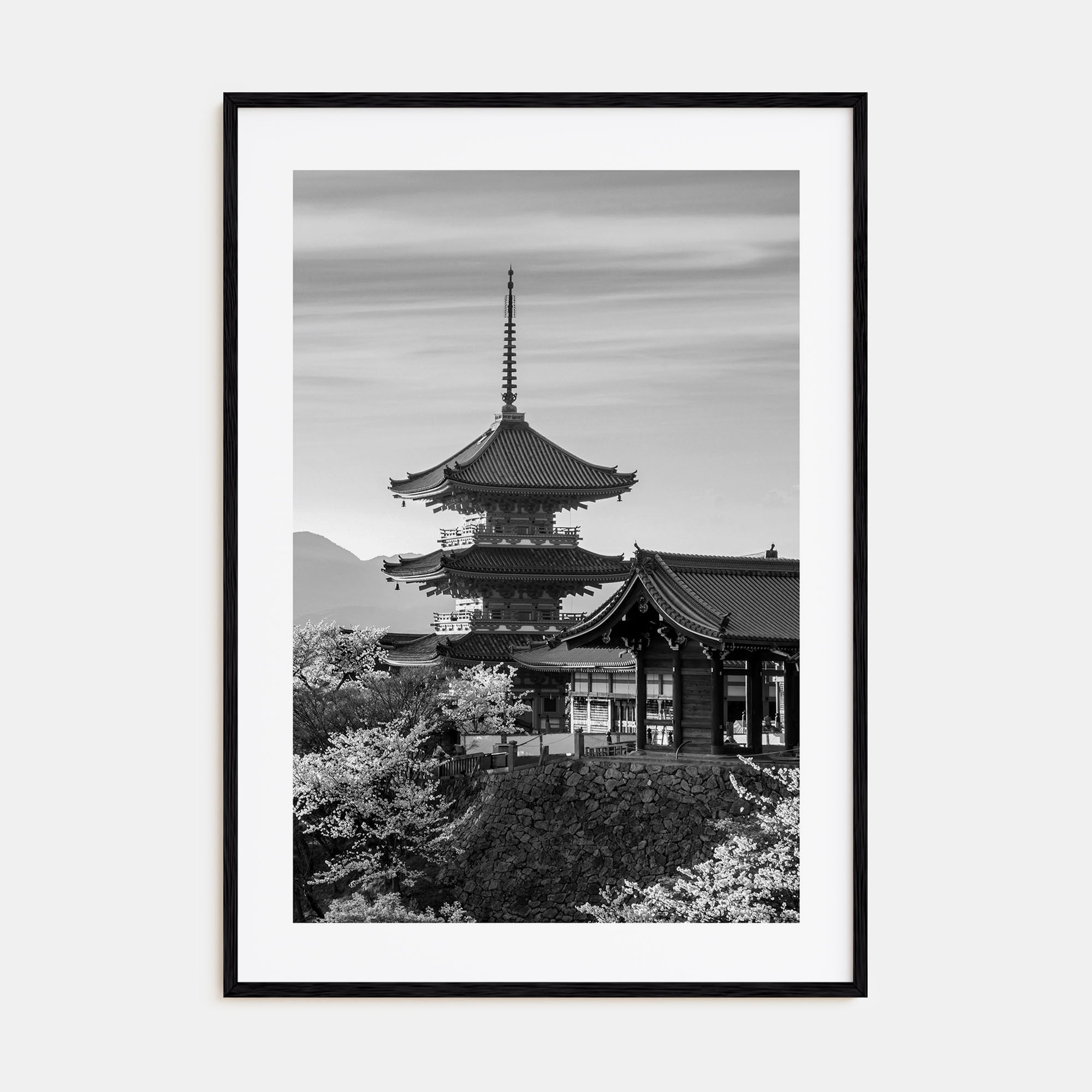Kyoto Photo B&W Poster