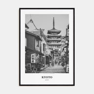 Kyoto Portrait B&W No 2 Poster