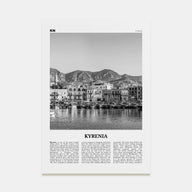 Kyrenia Travel B&W Poster