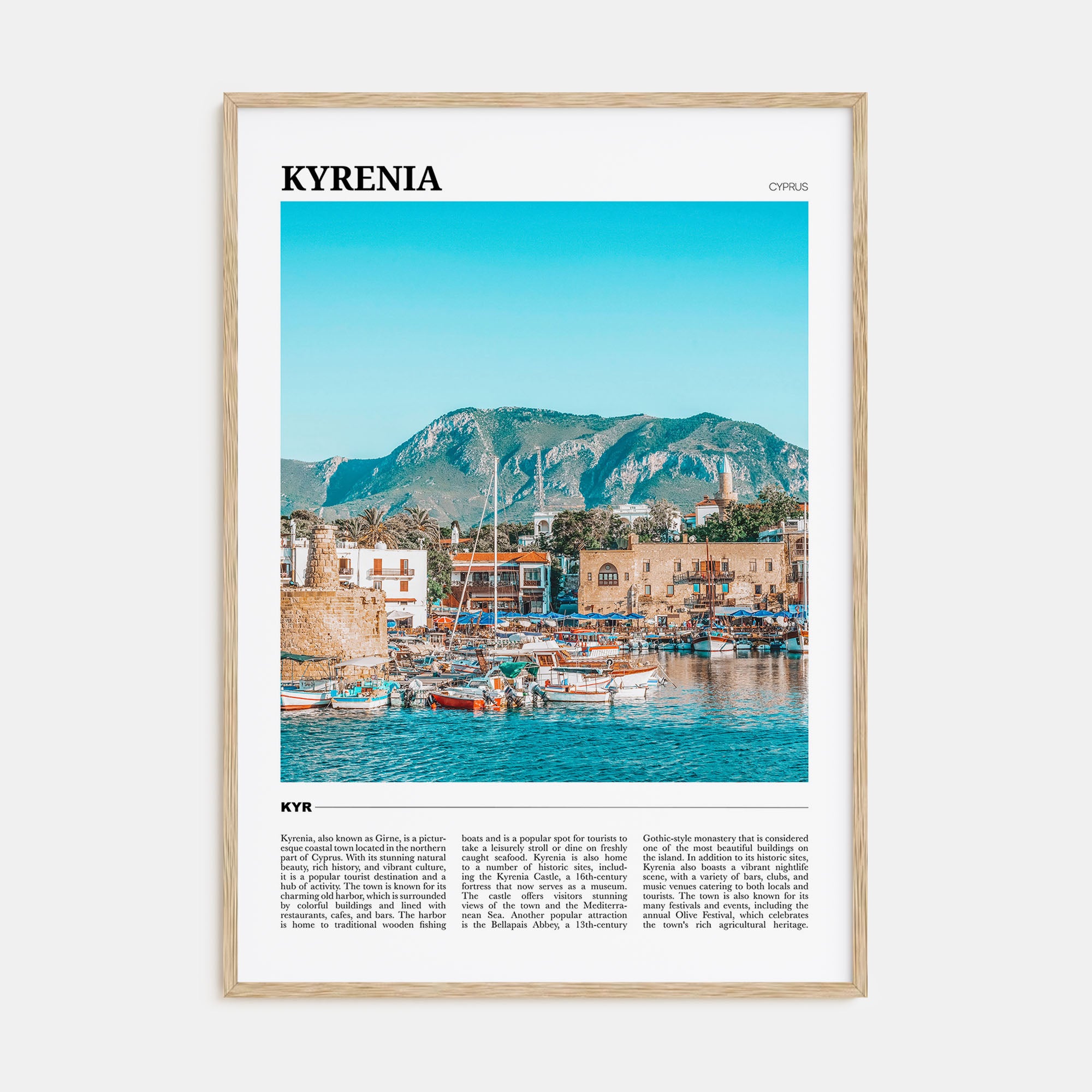 Kyrenia Travel Color No 1 Poster