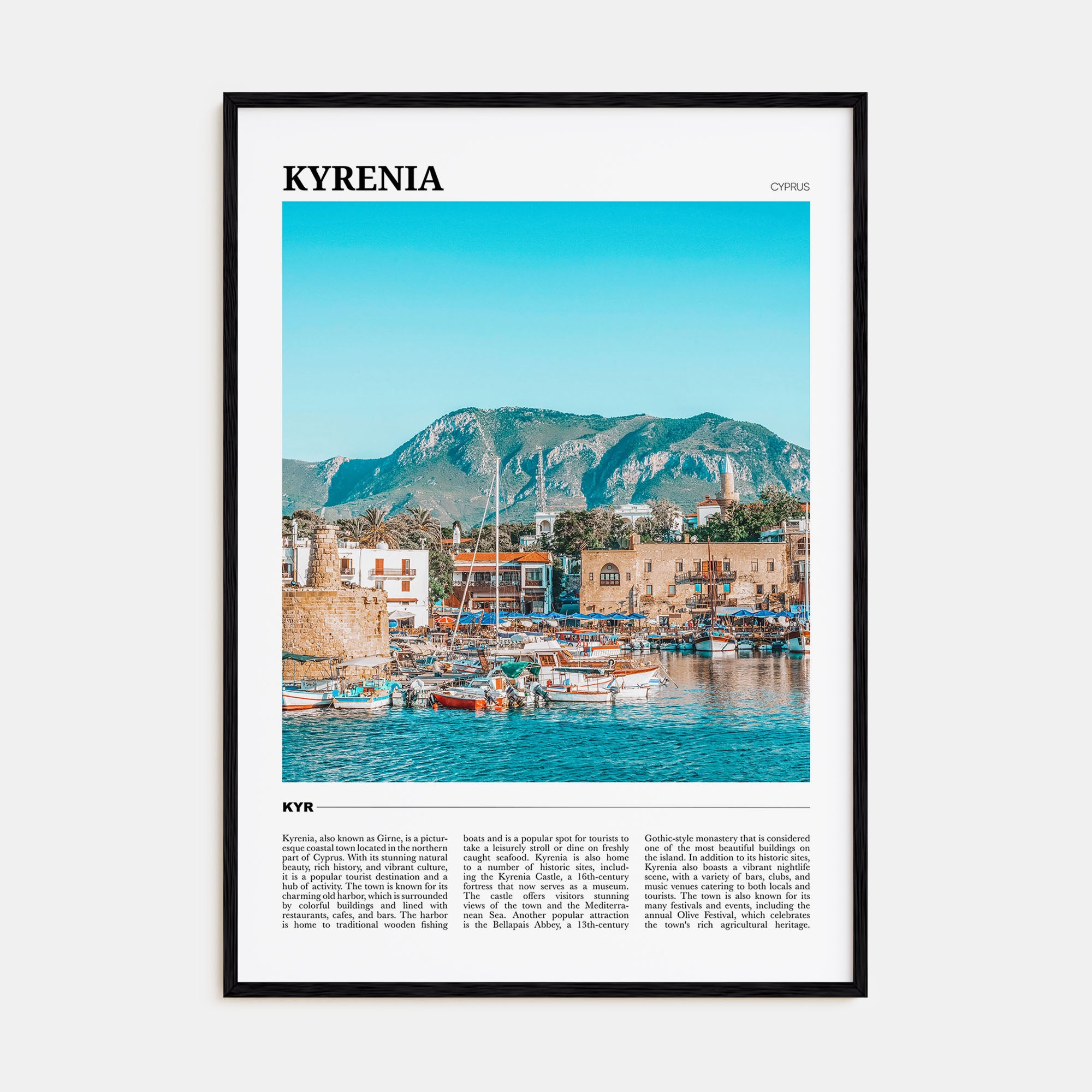 Kyrenia Travel Color No 1 Poster