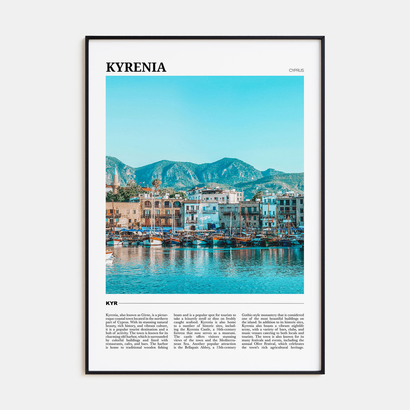 Kyrenia Travel Color No 2 Poster