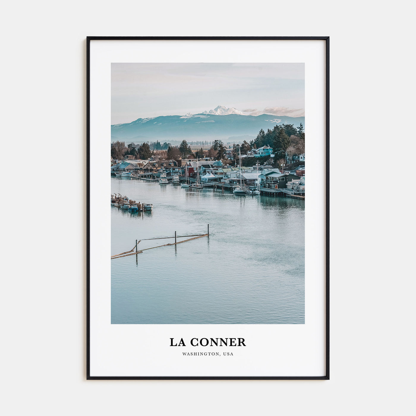 La Conner Portrait Color Poster