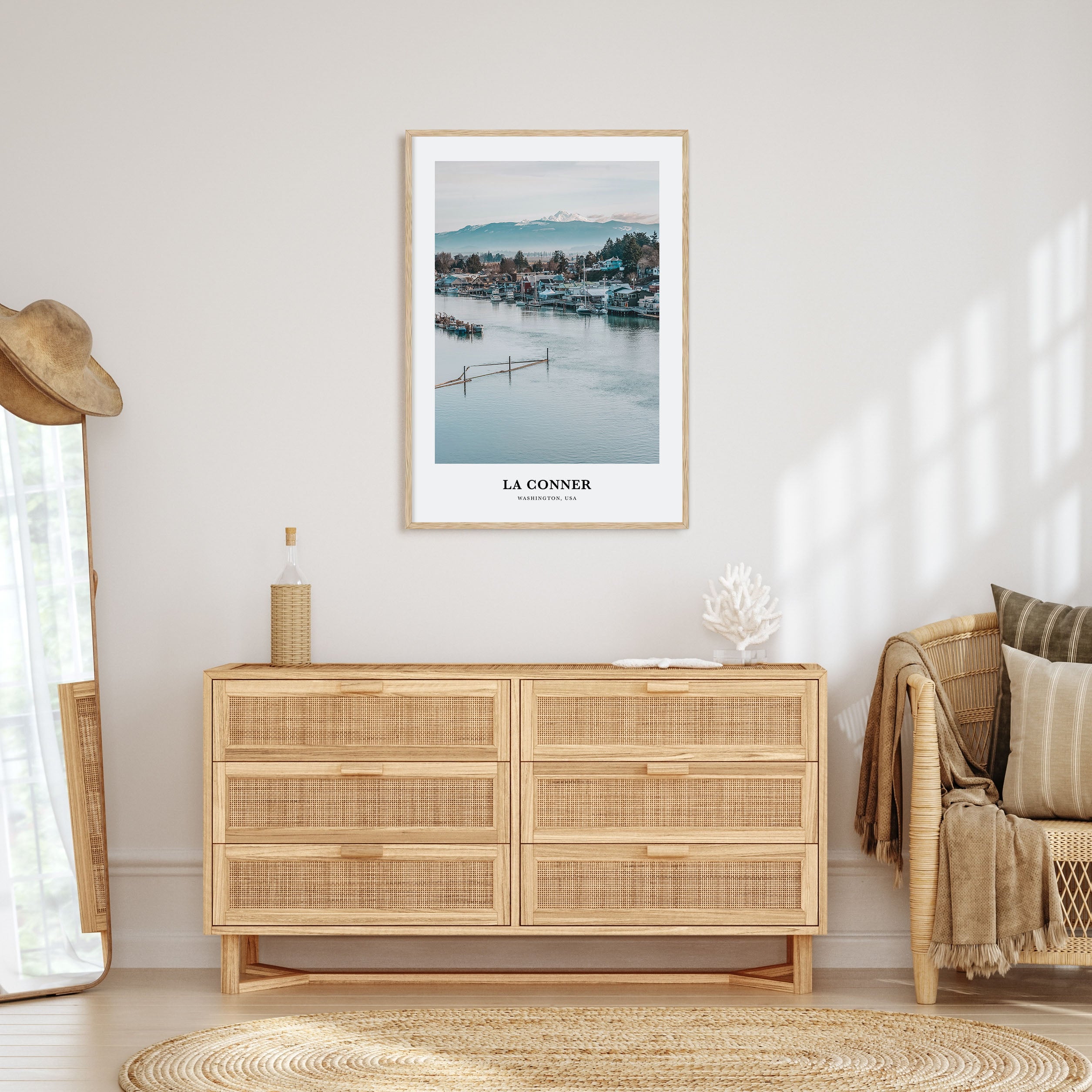 La Conner Portrait Color Poster