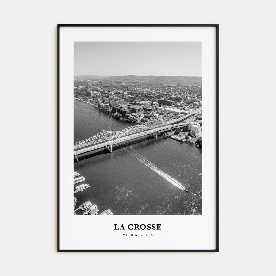 La Crosse Portrait B&W Poster