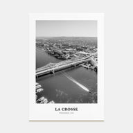 La Crosse Portrait B&W Poster