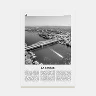 La Crosse Travel B&W Poster