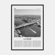 La Crosse Travel B&W Poster