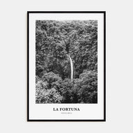 La Fortuna Portrait B&W Poster