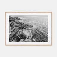 La Jolla Landscape B&W Poster