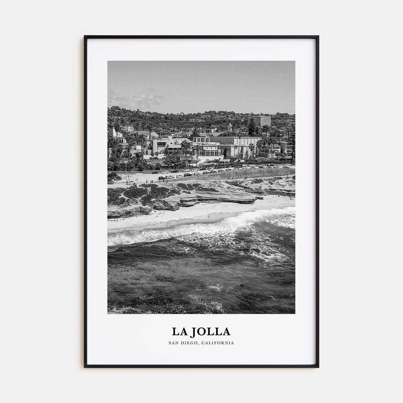 La Jolla Portrait B&W No 1 Poster