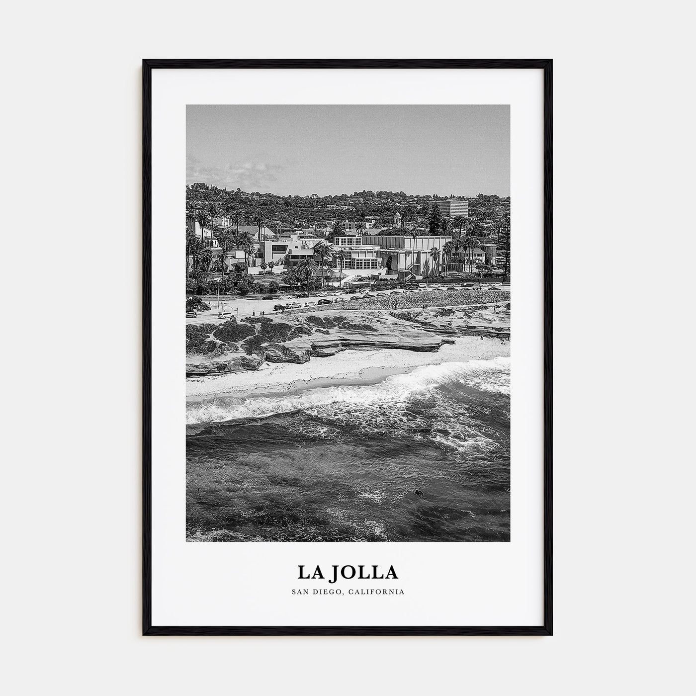 La Jolla Portrait B&W No 1 Poster