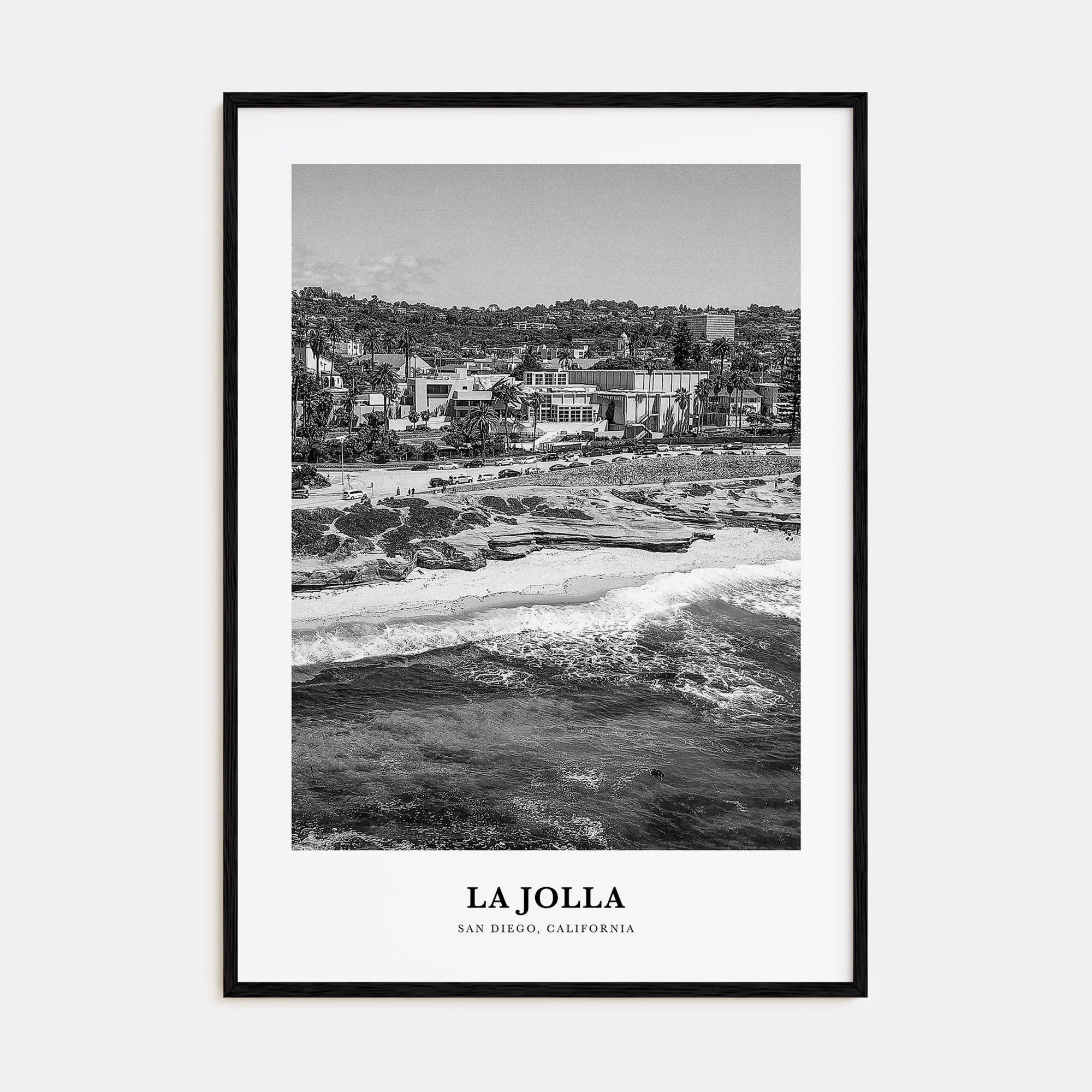 La Jolla Portrait B&W No 1 Poster