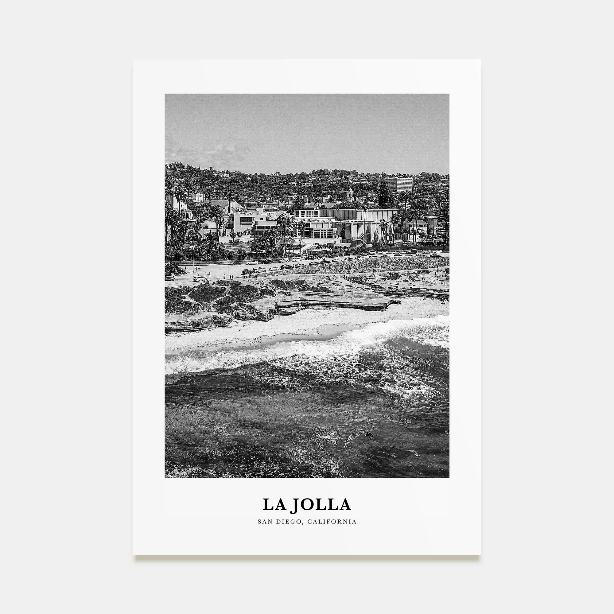 La Jolla Portrait B&W No 1 Poster