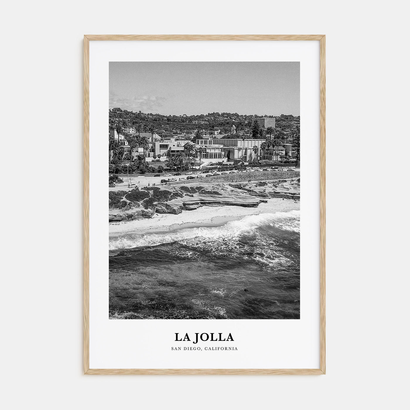 La Jolla Portrait B&W No 1 Poster