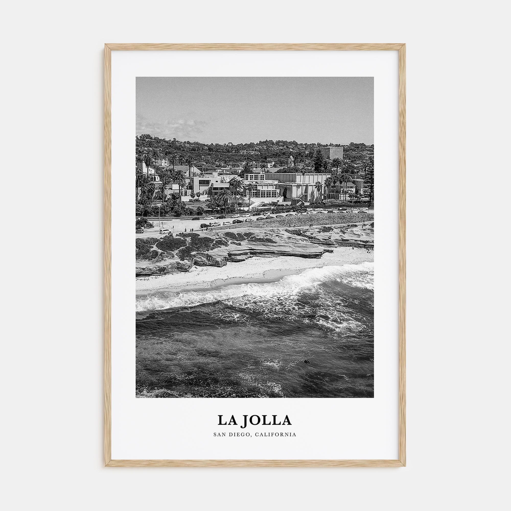 La Jolla Portrait B&W No 1 Poster