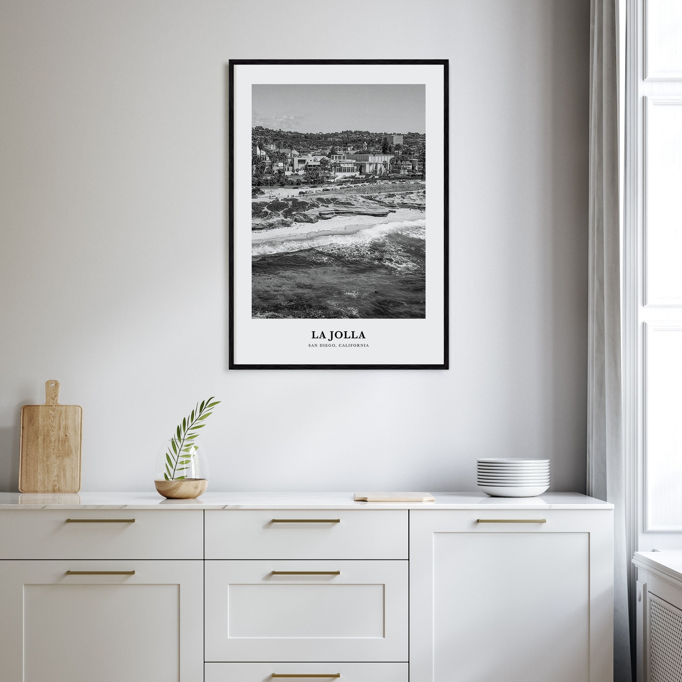 La Jolla Portrait B&W No 1 Poster